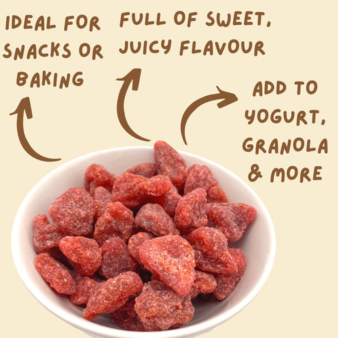 Dried Strawberries - GoodFoodDelivered