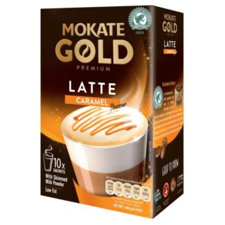 Mokate Gold Premium Coffee Caramel Latte 10 pack 150g - GoodFoodDelivered